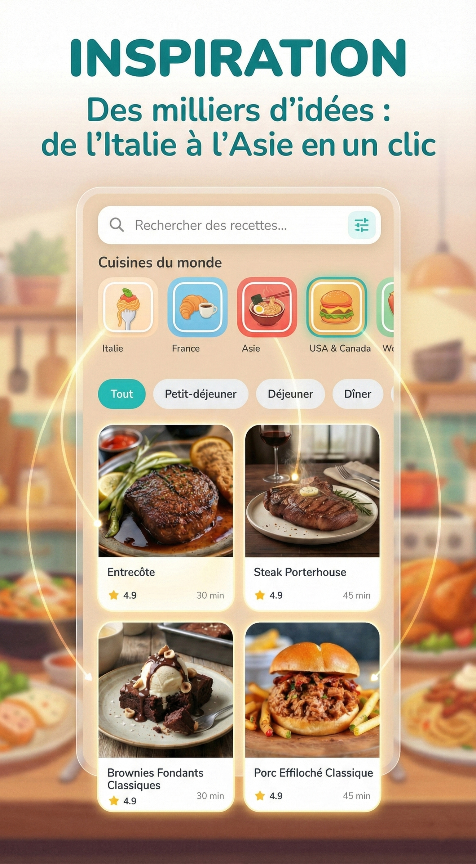 Livre de cuisine mondial